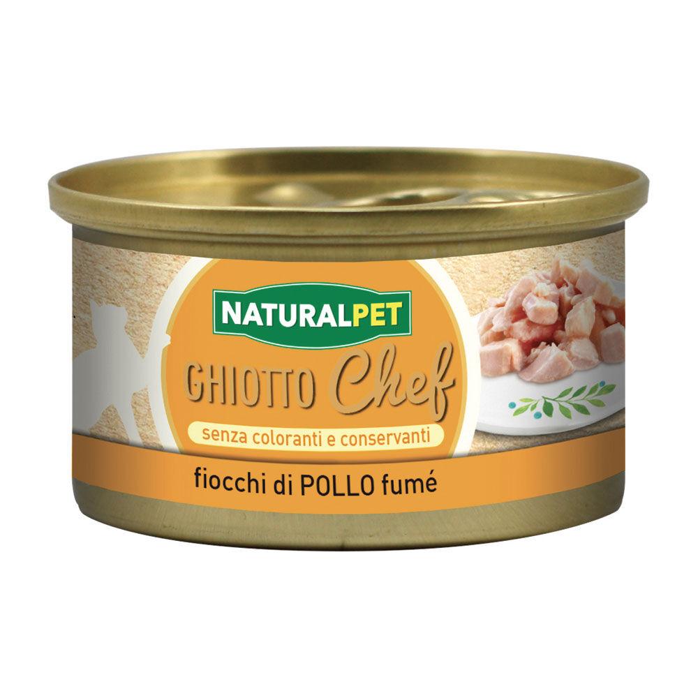 Naturalpet Ghiotto Chef Fiocchi di Pollo fumé 80gr 000142704