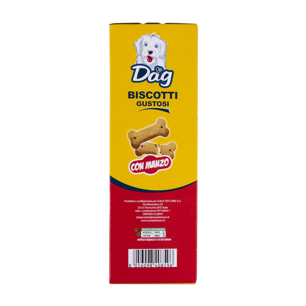 Dag Dog Adult Snack Biscotti Gustosi con Manzo 500gr 000134185 Negozio online di fabbrica