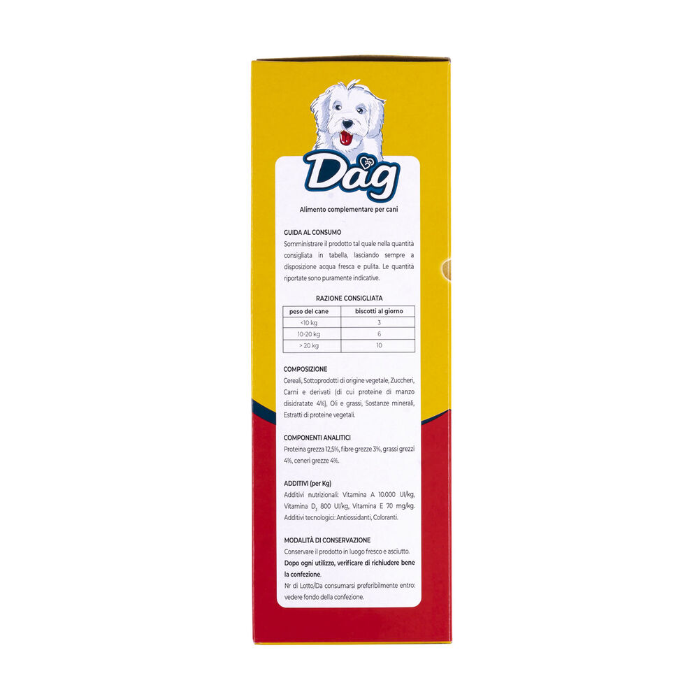 Dag Dog Adult Snack Biscotti Gustosi con Manzo 500gr 000134185 Negozio online di fabbrica