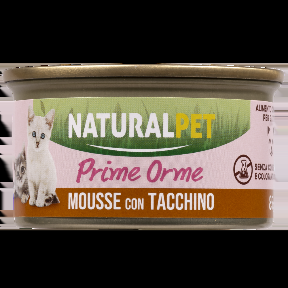 Naturalpet Kitten Prime Orme Mousse con Tacchino 85 gr 000143687 Offerte stagionali