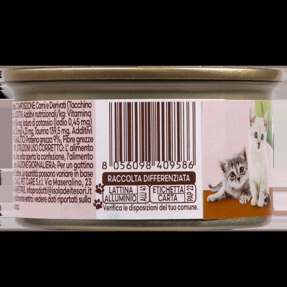Naturalpet Kitten Prime Orme Mousse con Tacchino 85 gr 000143687 Offerte stagionali