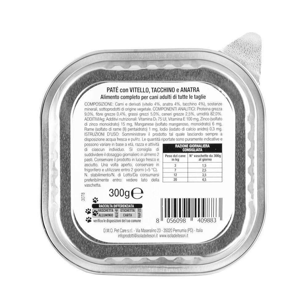 Dag Dog Adult All Breed paté con Vitello tacchino e anatra 300gr 000126836 Ritorno libero