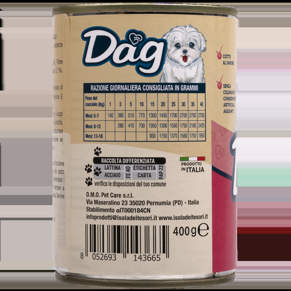 Dag Puppy Paté con Pollo 400gr 000126946 Italy