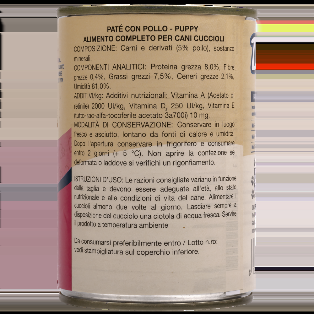 Dag Puppy Paté con Pollo 400gr 000126946 Italy