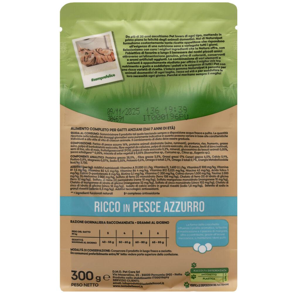 Naturalpet Premium Cat Senior ricco in Pesce Azzurro 1 5 kg 000141007 Ultimi tre giorni