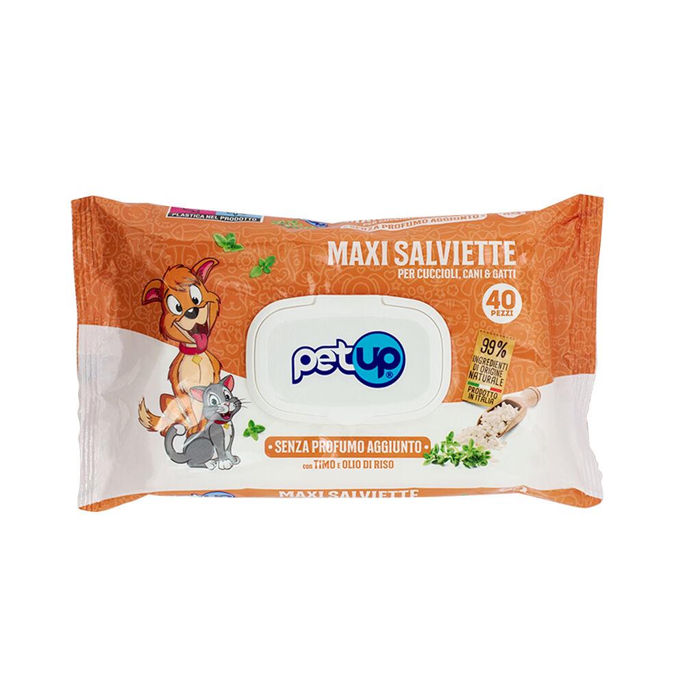 Petup Maxi Salviette Senza Profumo 40 pz 000181536