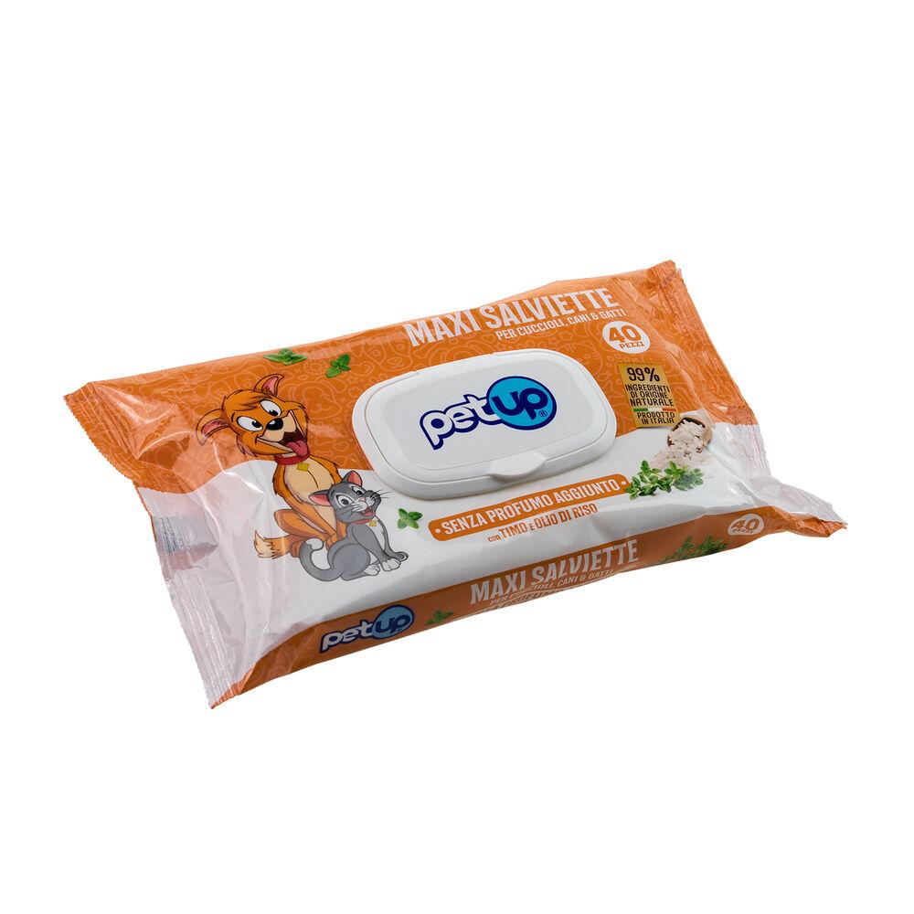 Petup Maxi Salviette Senza Profumo 40 pz 000181536 ACQUISTA ORA