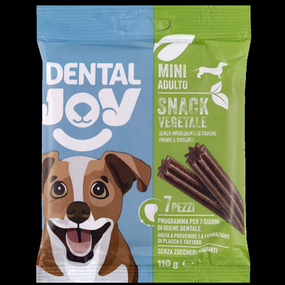 DentalJoy Dog Adult Mini Snack Vegetale 7 pz 000138855 Latest stili