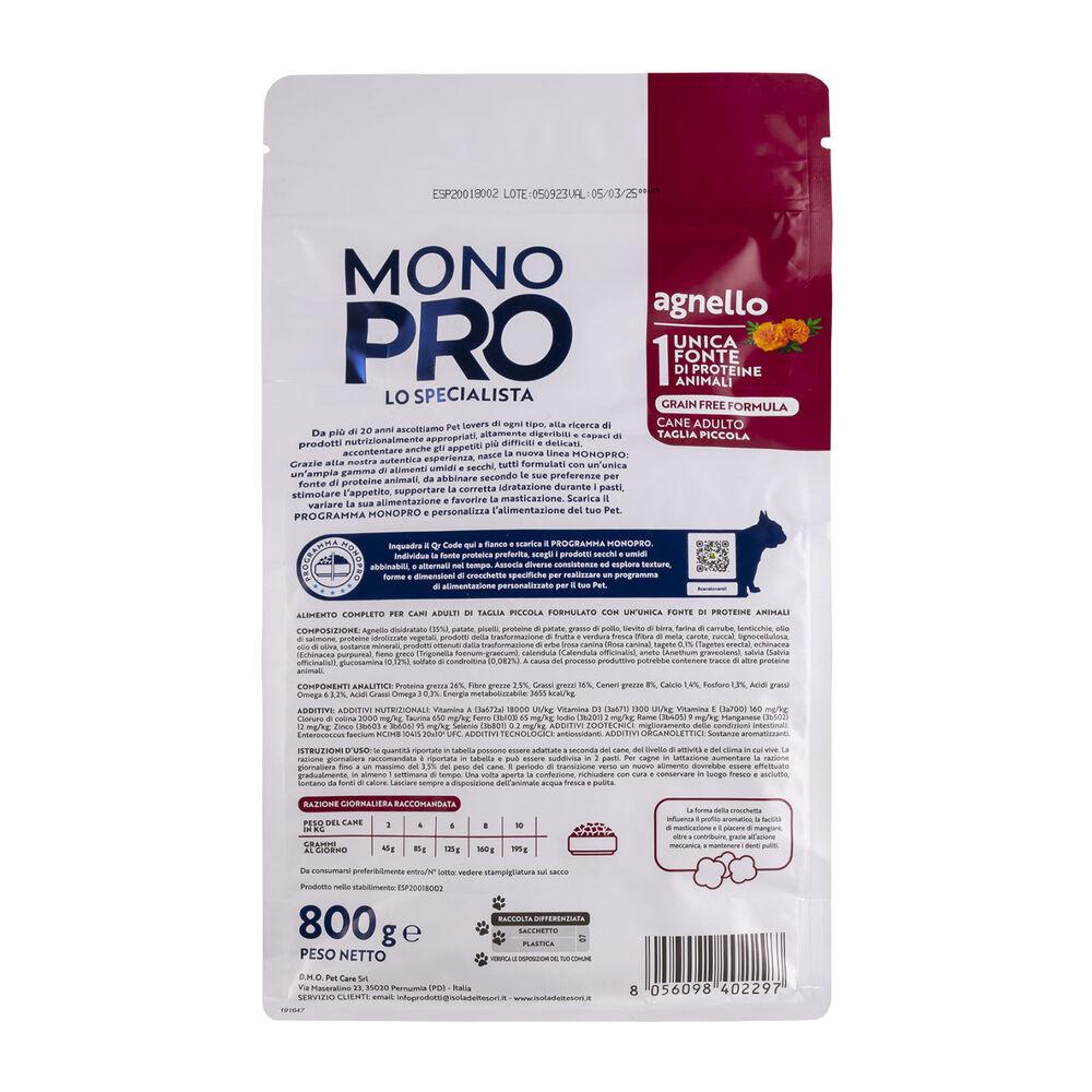Monopro Dog Adult Mini Grain Free Agnello 800 gr 000125652 Ultimo giorno