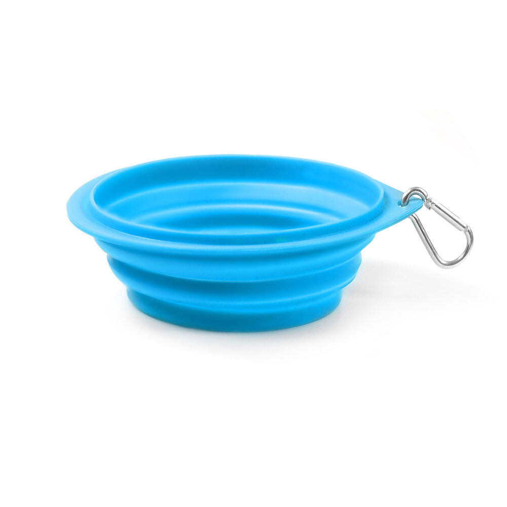 Petup Ciotola pieghevole in TPE azzurro 13x5 5 cm 000172445 Only for today