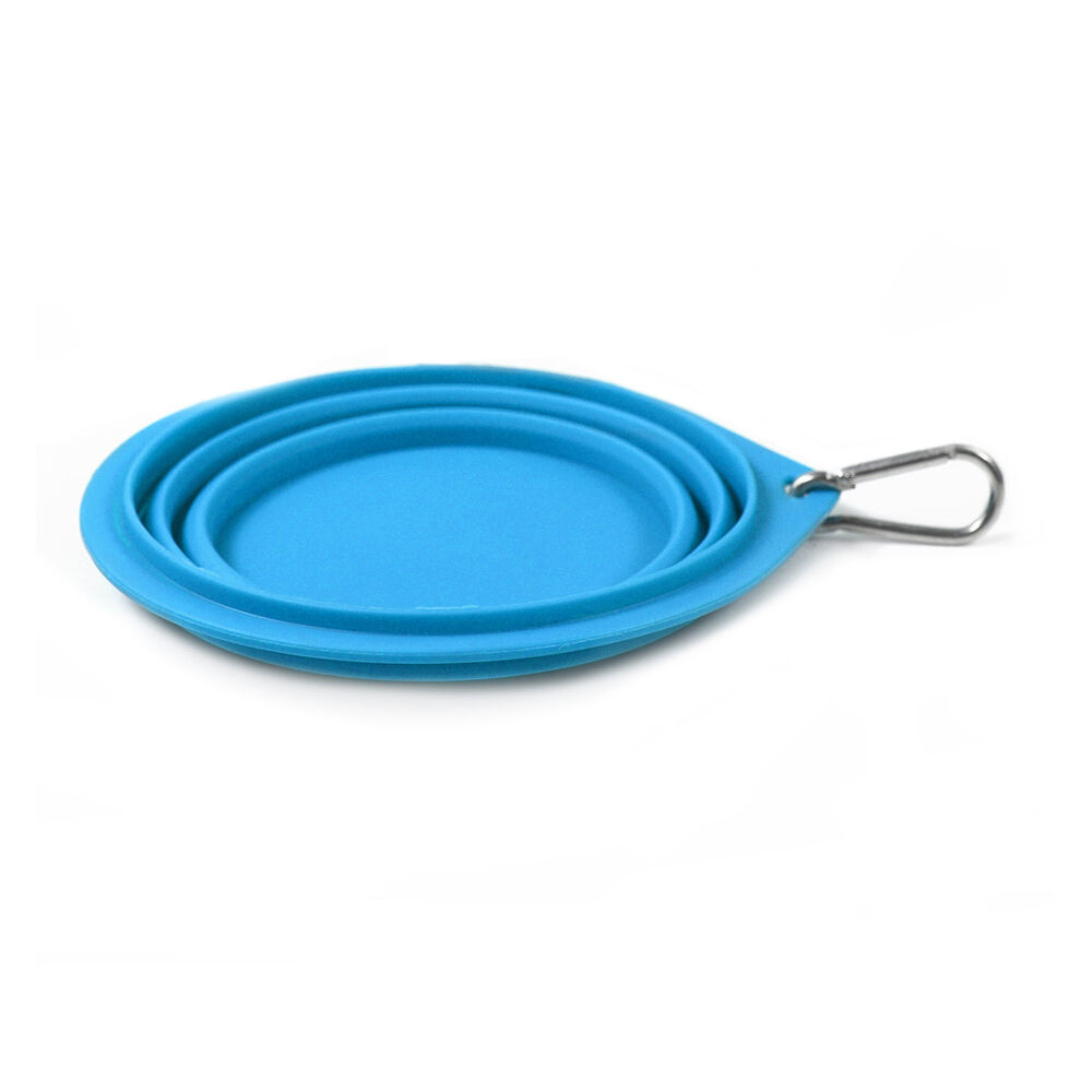 Petup Ciotola pieghevole in TPE azzurro 13x5 5 cm 000172445 Only for today